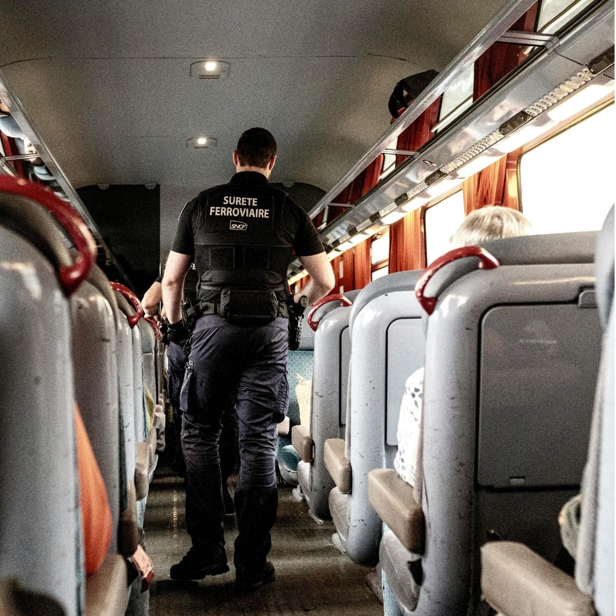 Illustration d’un agent de sécurité.